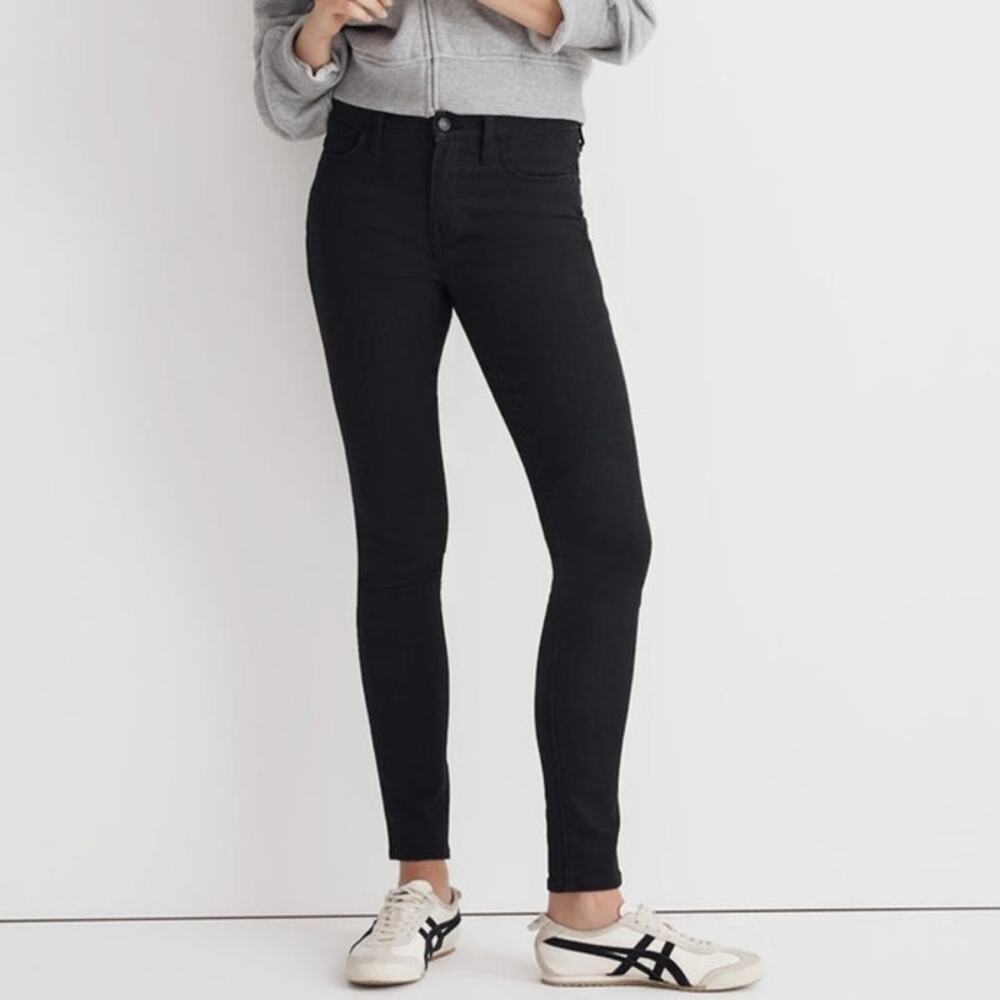 Madewell 9'' Mid-Rise Roadtripper Skinny Jeans in Bennett Wash Size W31